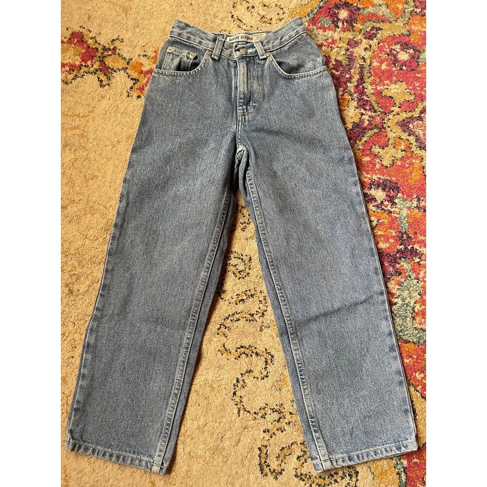 Vtg 90s High Sierra Denim Jeans High Waisted Baggy Skate Size 8